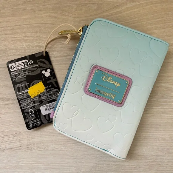 Loungefly Disney Lilo & Stitch Angel & Stitch Hot Air Balloon Wallet NEW - Picture 4 of 4